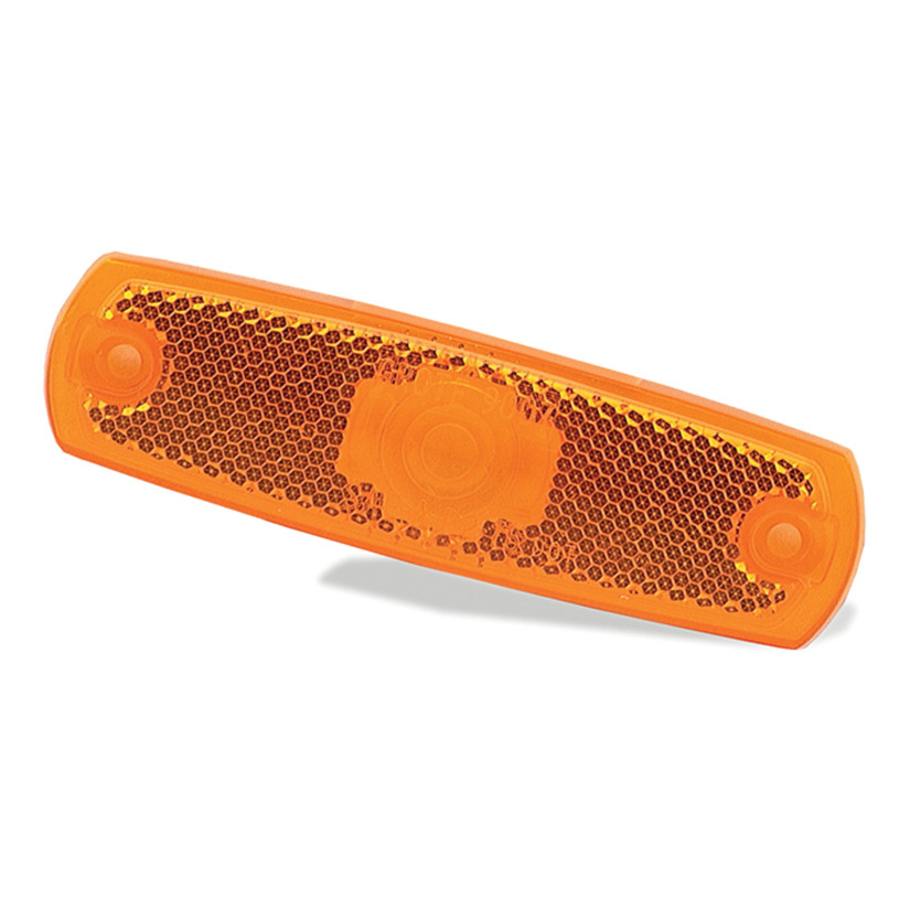 Clearance/Marker Replacement Lens w/Built-in Reflector - Amber  90073