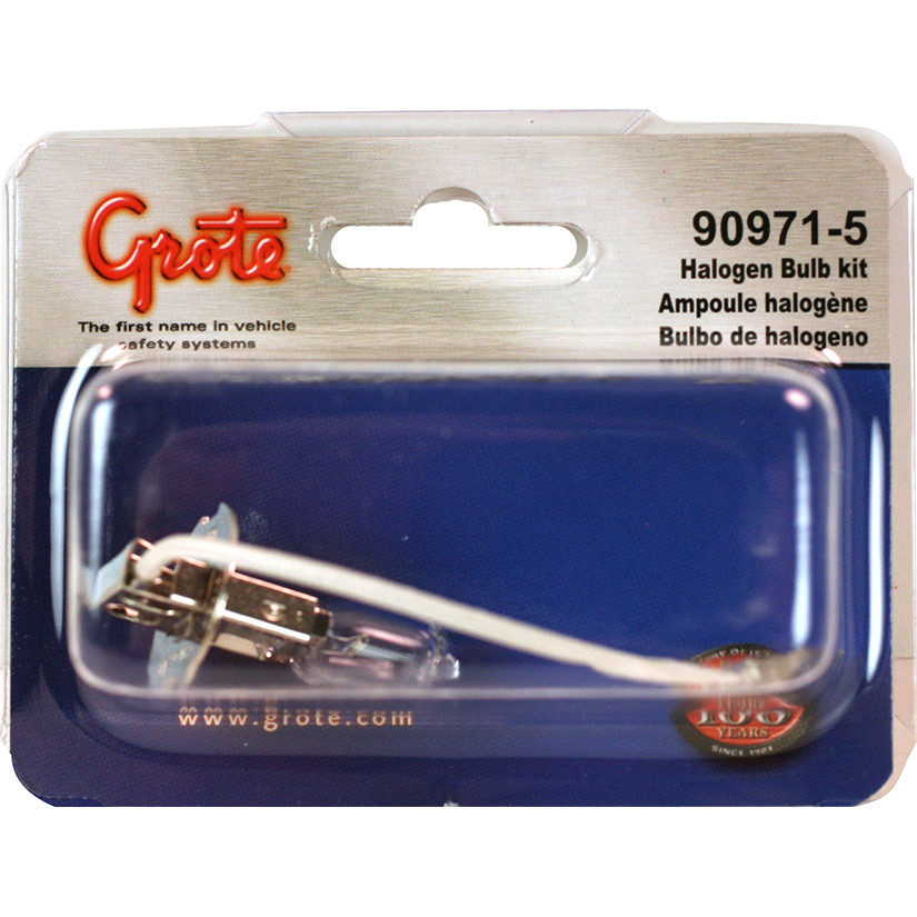 12V @ 55W Replacement Halogen Bulb w/Spade Terminal - Clear  90971-5