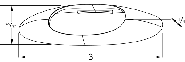 MicroNova® Lamp Bezel - Chrome  93803
