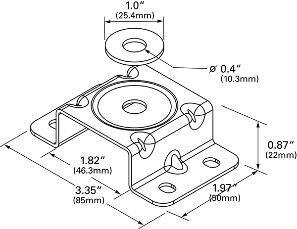 Work Lamp Mounting Bracket Work Lamp Mounting Bracket  94450