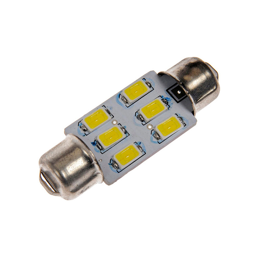 White LED Replacement Bulbs Industry Standard #211 Festoon Base - Clear  94771-5