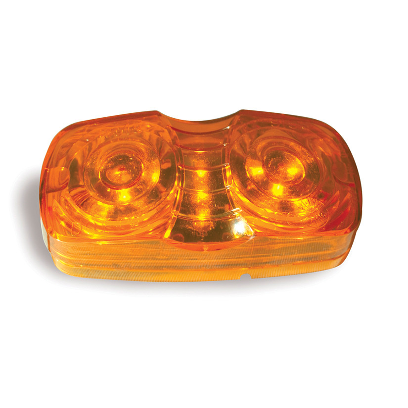 Hi Count® Square-Corner 13-Diode LED Clearance/Marker Lamp - Amber  G4603