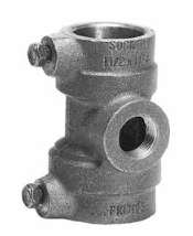 Fig. 7106 Sock-It® Reducing Tee 1-1/4 x 1 x 1/2"