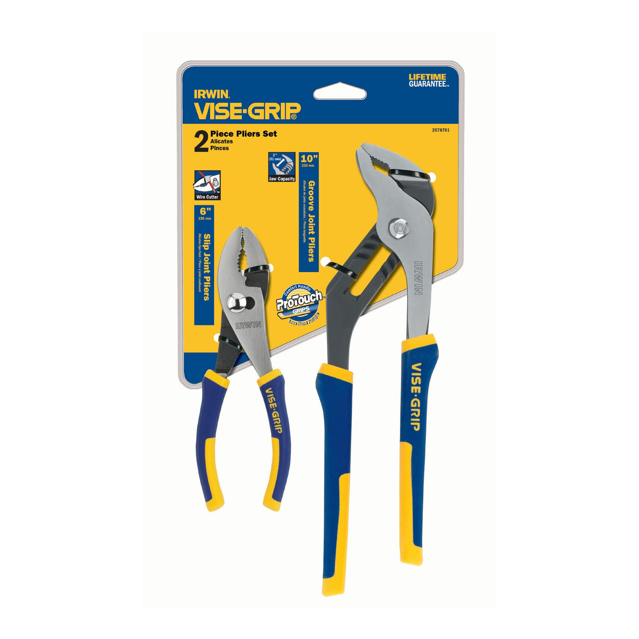 2 Pc. Vise-Grip® Slip Joint & Groove Joint Pliers Set   2078701