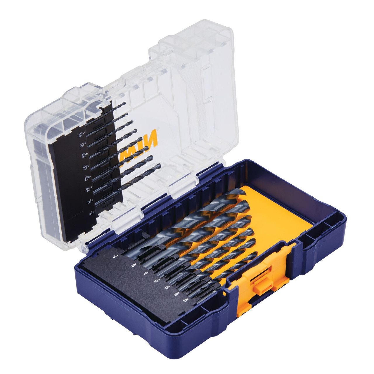 15 Pc. Black Oxide Metal Index Drill Bit Set   314015