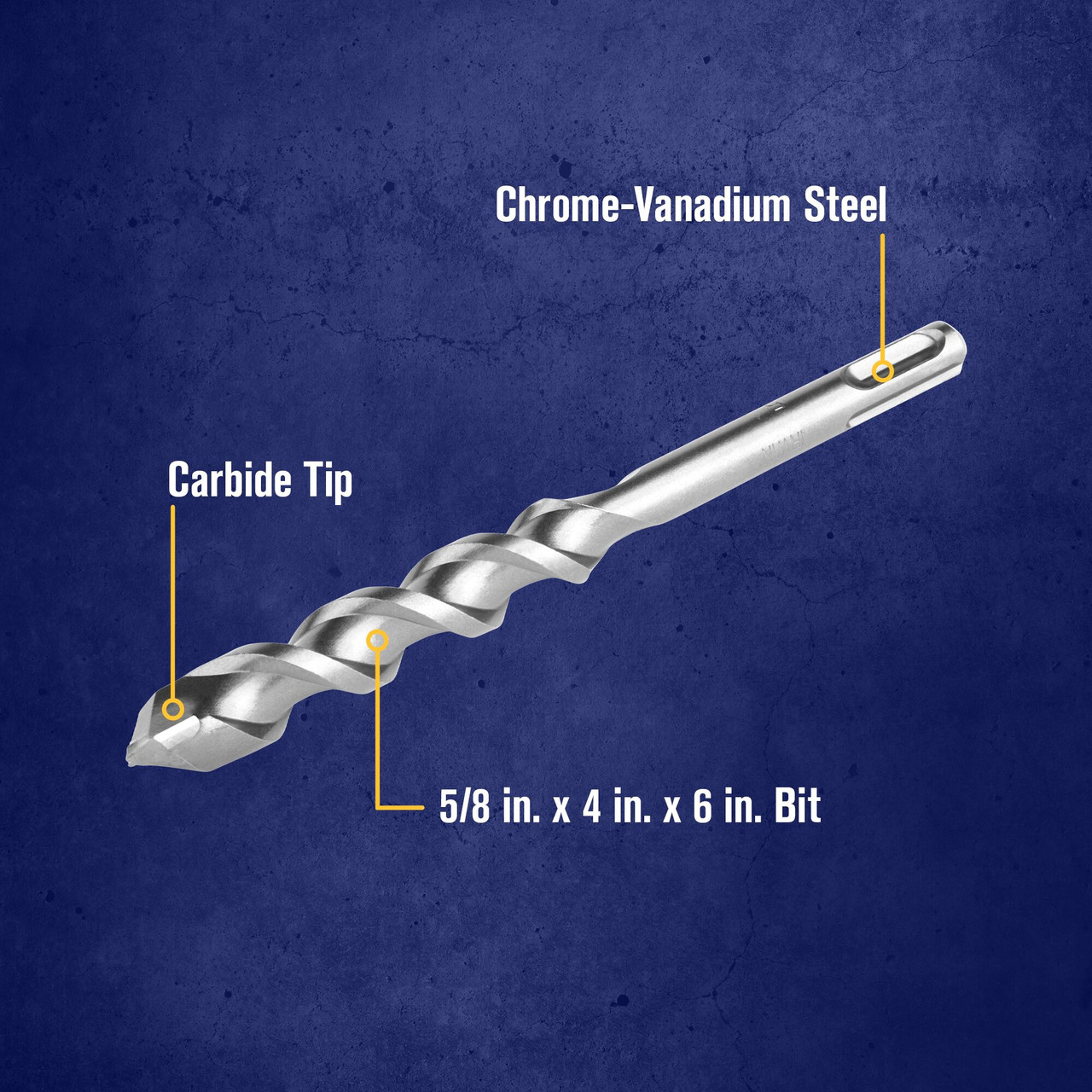 5/8 X 4 X 6" SDS-Plus® Hammer Drill Bit   322041