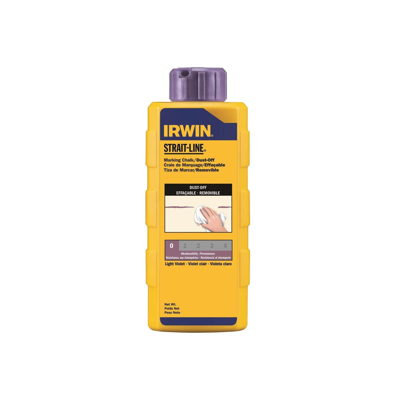 Strait-Line® Purple Dust-Off Marking Chalk 6oz   4935426