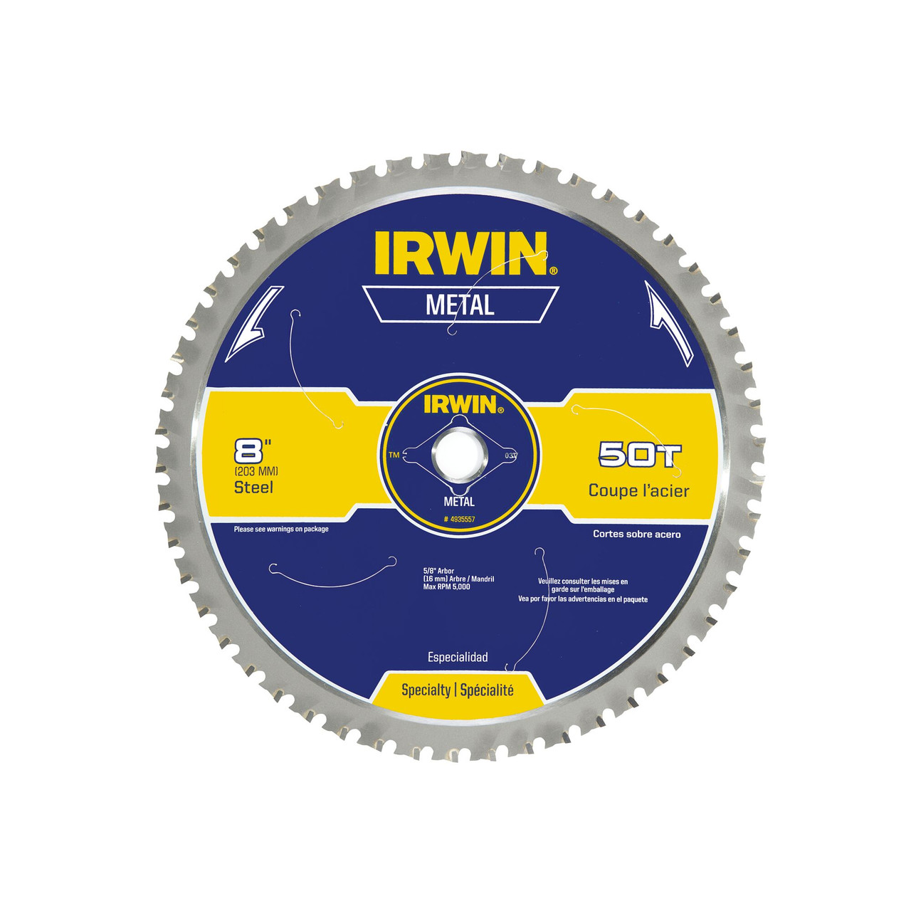 8" 50T Metal Cutting Circular Saw Blade   4935557