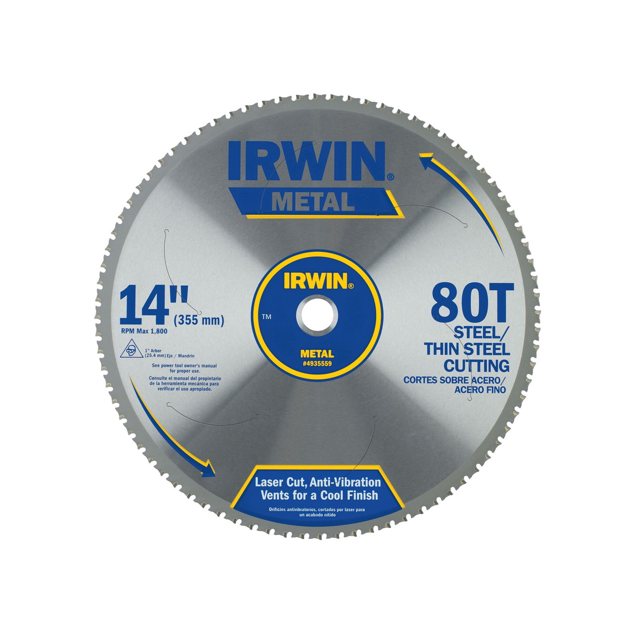 14" 80T Metal Cutting Circular Saw Blade   4935559