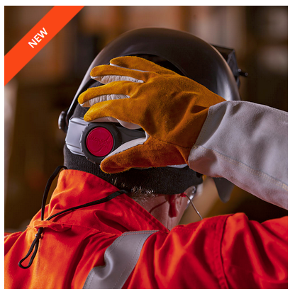 Jackson® 280PL Series Flip Front 2 x 4¼" Lens Welding Helmet - 370 Speed Dial® Headgear - Black  14301