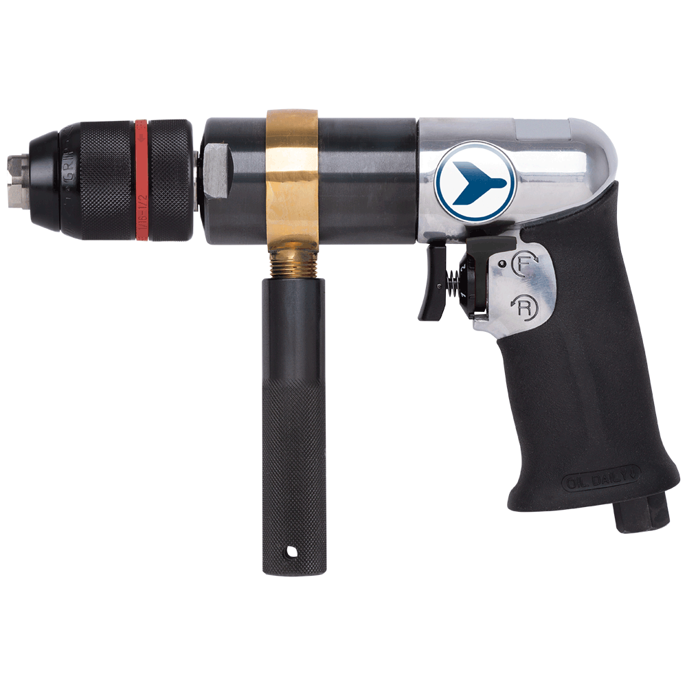 1/2" H/D Variable Speed Keyless Air Drill  404444