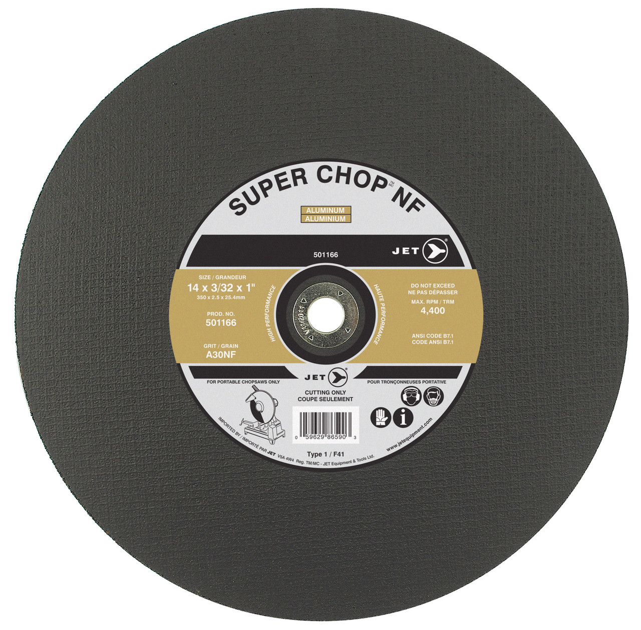 14 x 3/32 x 1" A30NF Super Chop NF T1 Cut-Off Wheel 501166