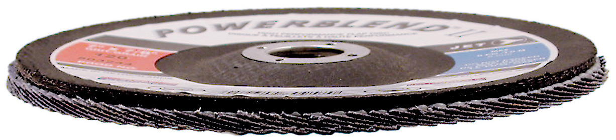 5 x 7/8" Z120 POWERBLEND III T29 Zirconia Flap Disc 503229