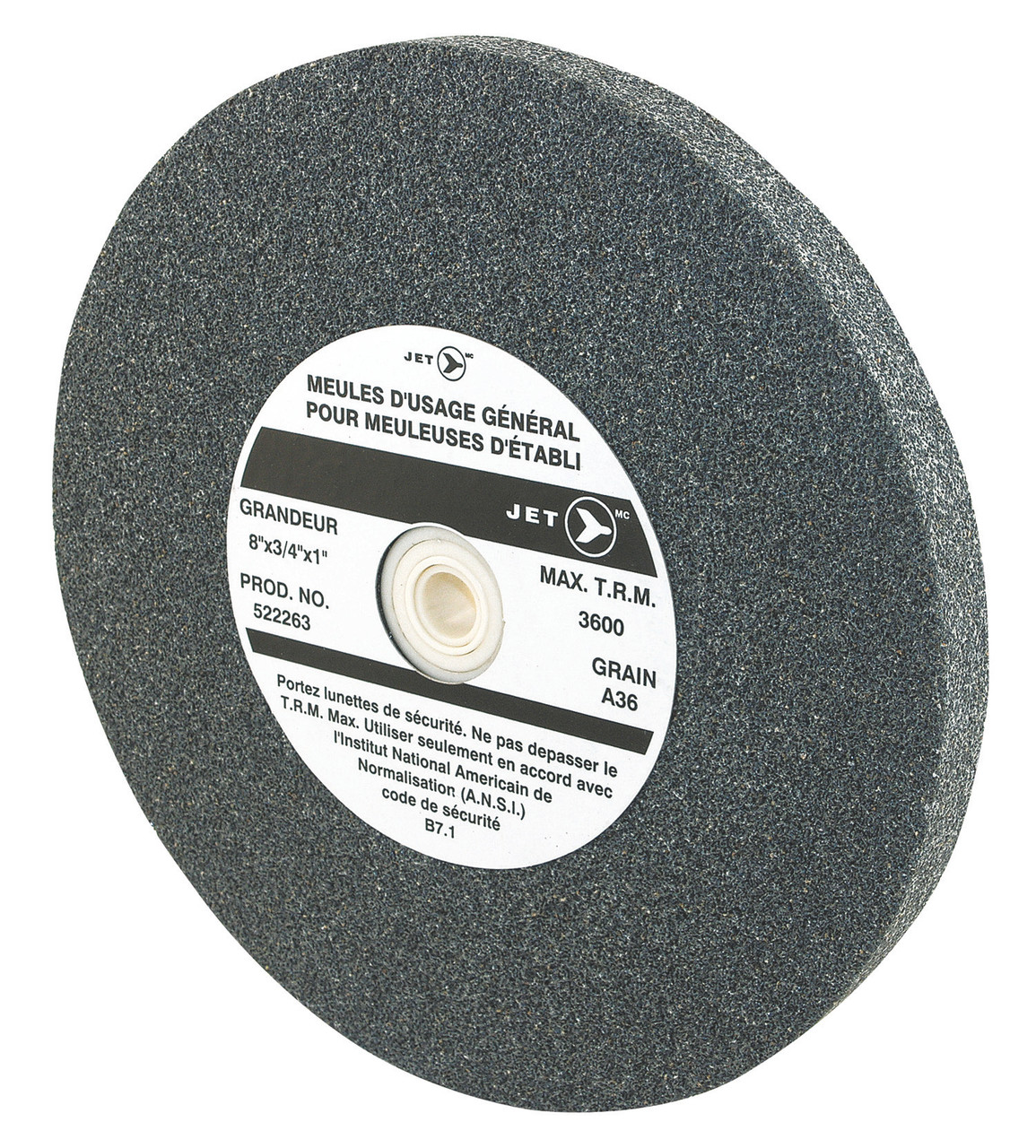 12 x 2 x 1-1/2" A46 Bench Grinding Wheel (General Purpose) 522374