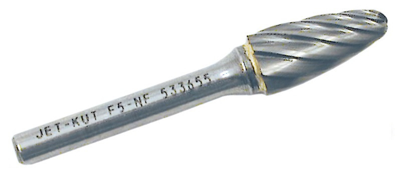 JET-KUT® Round Nose Shape Burr - For non-ferrous materials 533655