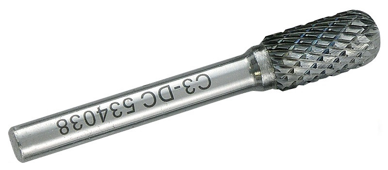 1/4" JET-KUT® GP Round Nose Shape Carbide Burr 534034