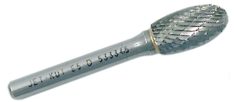 1/2" JET-KUT® GP Oval Shape Carbide Burr 534072