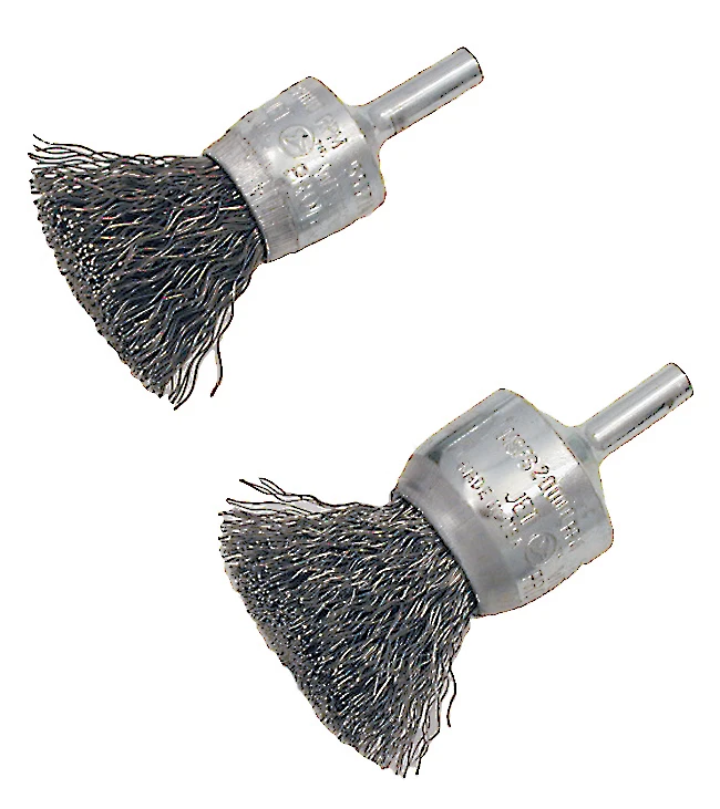 1 x 1/4" Shaft Mounted Crimped End Brush 553716