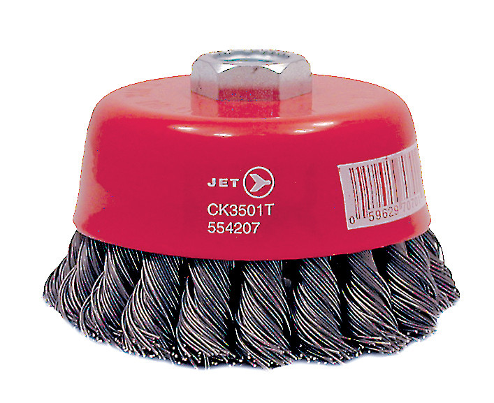 3-1/2 x 5/8"-11 NC Premium Knot Twisted Cup Brush 554207