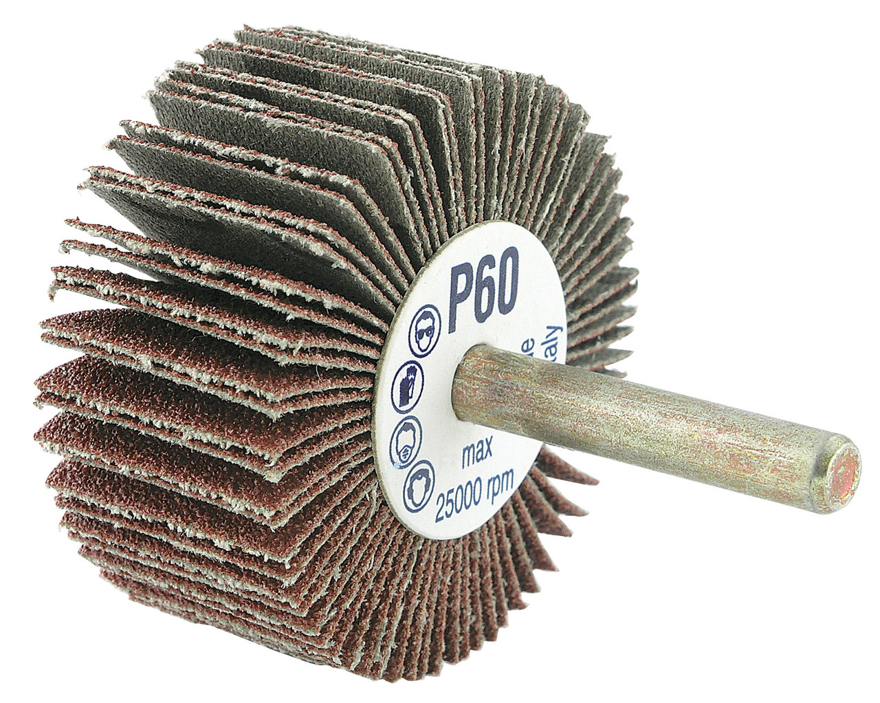 1 x 1 x 1/4" A120 Shaft Mounted Flapwheel 560125