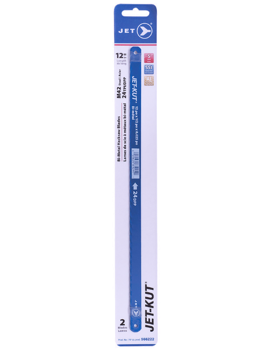 12" x 24T Bi-Metal H.S.S. Hacksaw Blades (2/pack) 566222