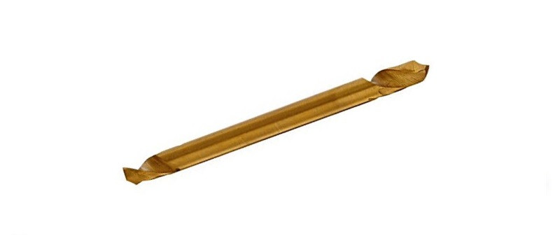 1/8" JET-KUT® GOLD Super Premium M2 HSS Twin End Drill Bit 570358
