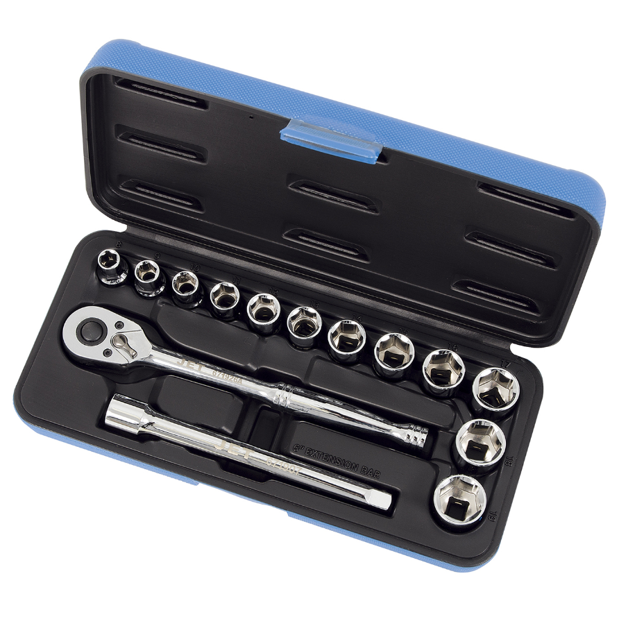 15 Pc. 3/8" Drive Metric Socket Wrench Set - 6 Point  600226