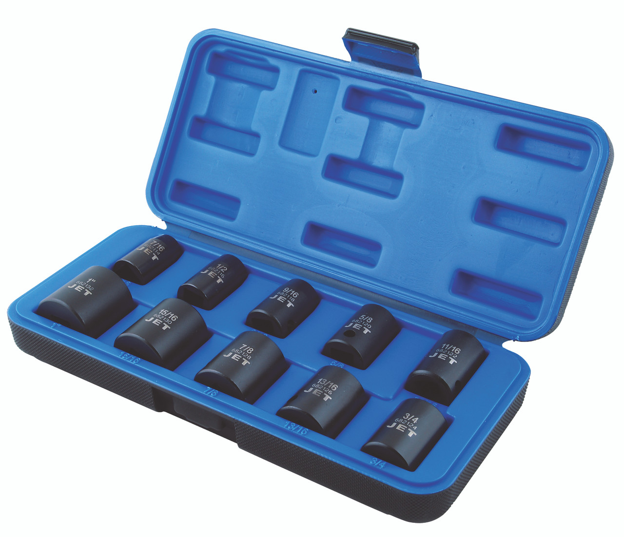 10 Pc. 1/2" Drive SAE Impact Socket Set - 6 Point  610302