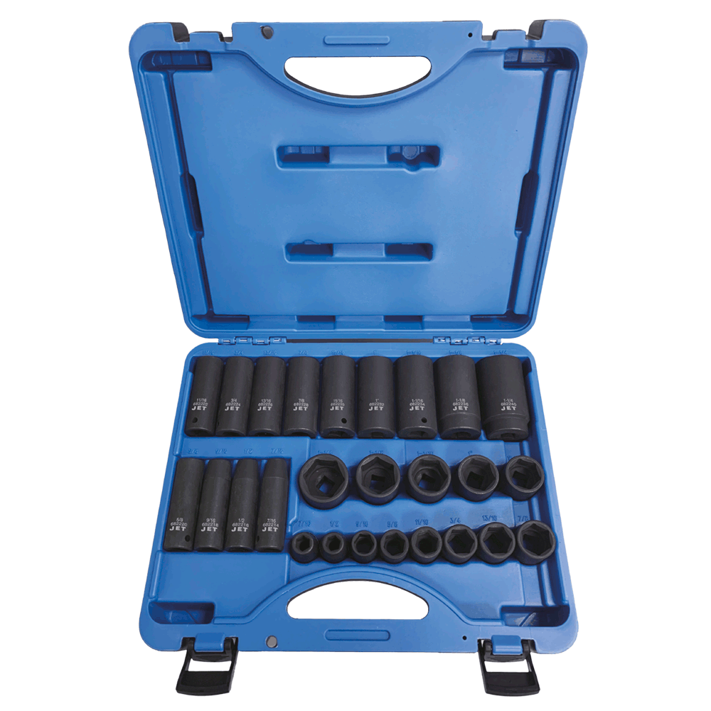 26 Pc. 1/2" Drive SAE Deep Impact Socket Set  610330