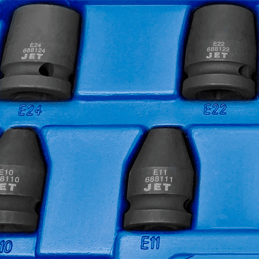 9 Pc. 1/2" Drive Regular External Torx® Impact Socket Set  610393