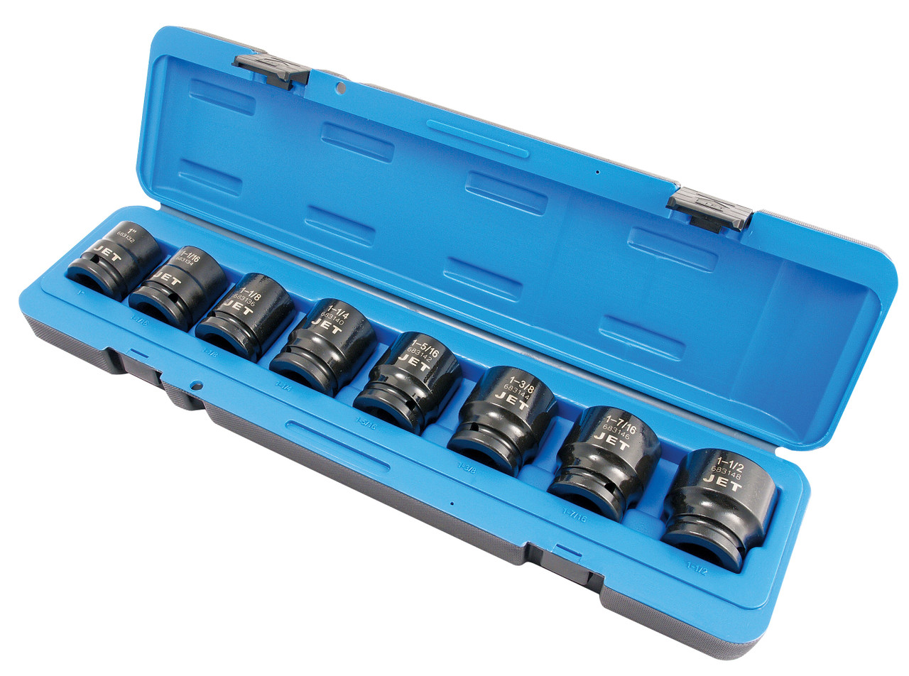 8 Pc. 3/4" Drive SAE Impact Socket Set - 6 Point  610401