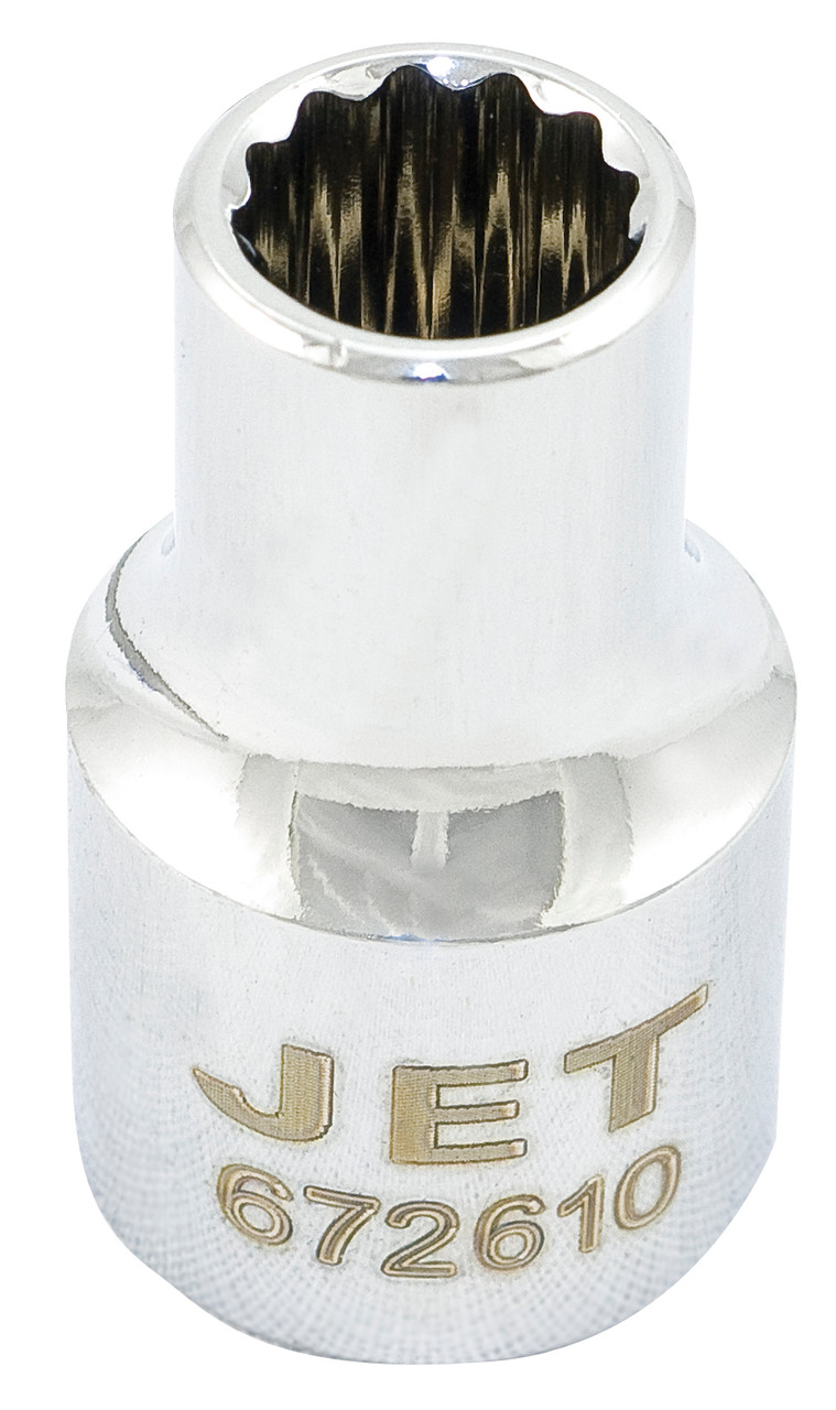 1/2" Drive x 7/16" Regular Chrome Socket - 12 Point  672214