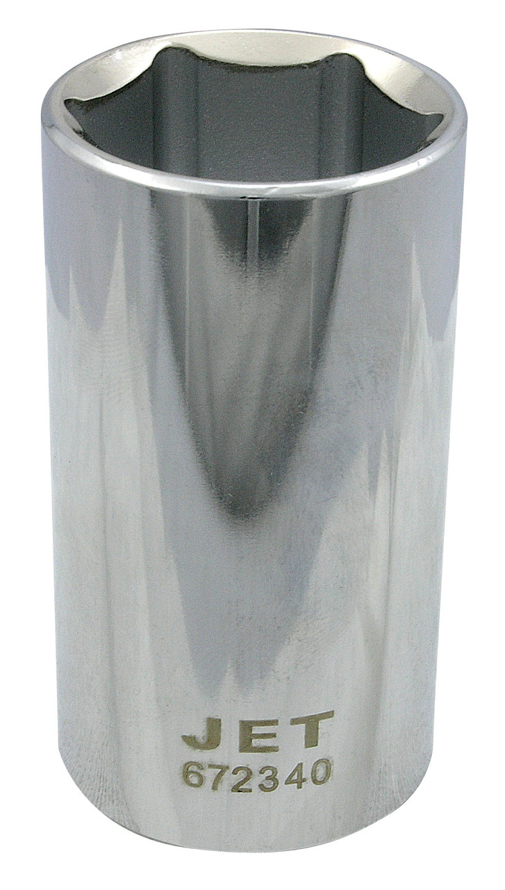 1/2" Drive x 24mm Deep Chrome Socket - 6 Point  672724