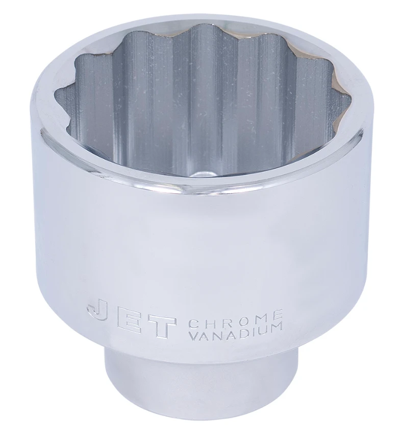 1" Drive x 3-1/8" Regular Chrome Socket - 12 Point  674250
