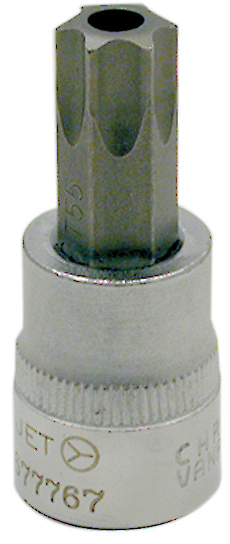 1/4" Drive x T20 S2 Steel 1-1/2" Long Tamperproof Torx® Bit Socket 677708