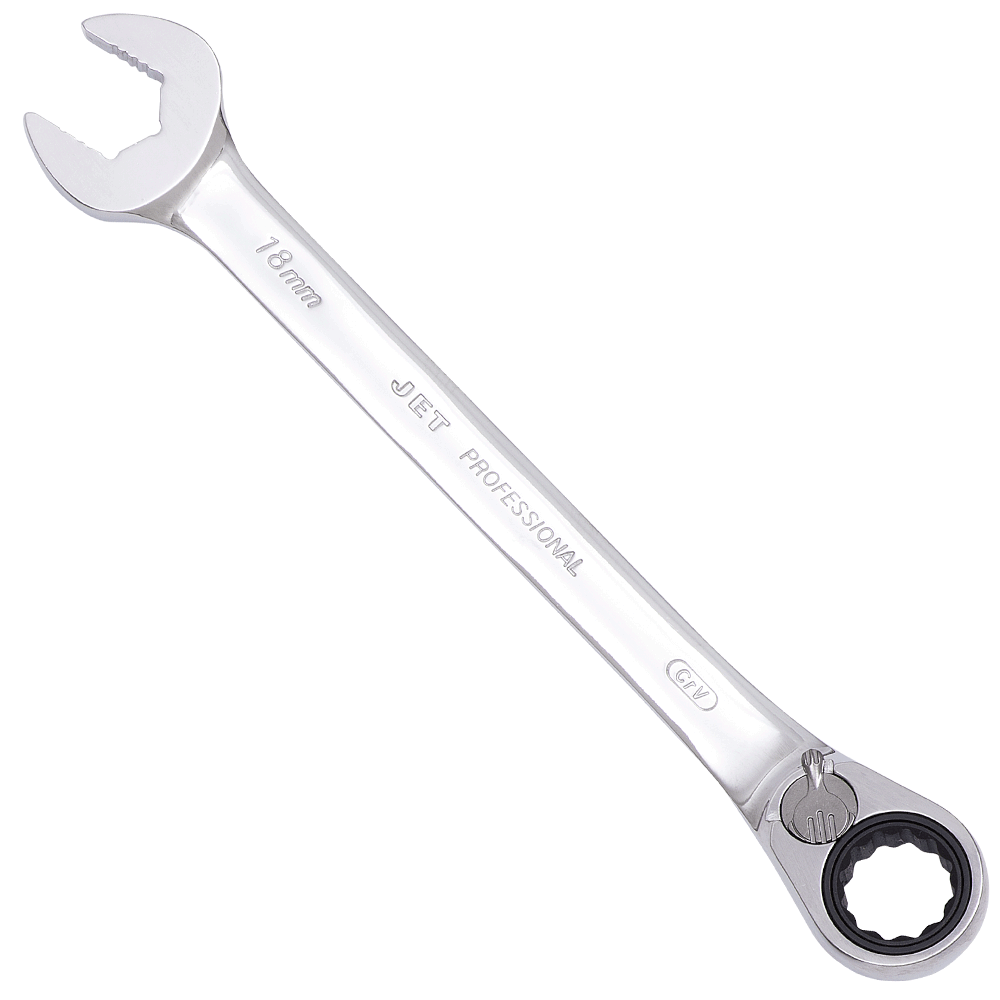 18 Pc. Long Metric Reversible Ratcheting Combination Wrench Set  700373