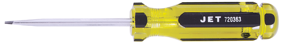 3/16" x 6" Slot Jumbo Handle Round Shank Screw Driver 720366