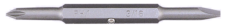 3/16" Slot x #1 Phillips Replacement Bit 720593