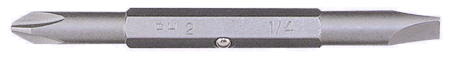 1/4" Slot x #2 Phillips Replacement Bit 720594