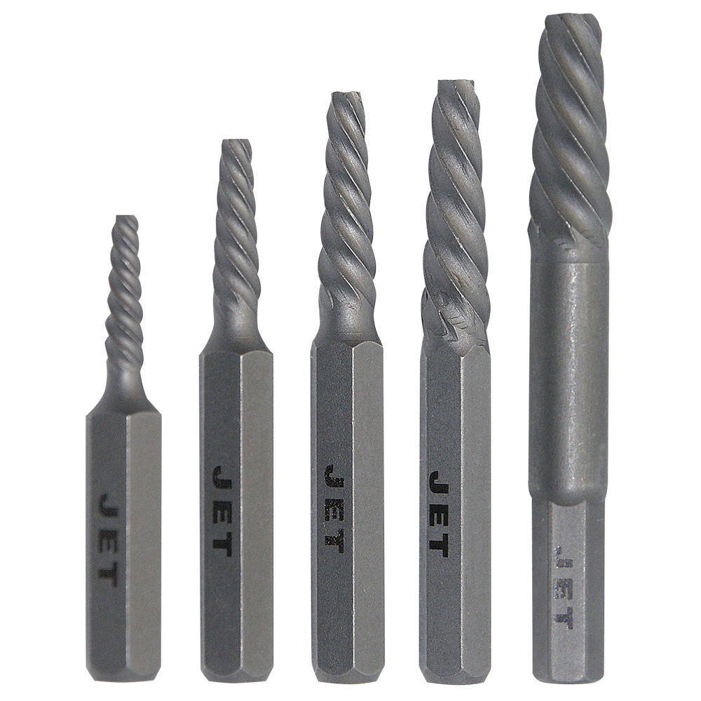 5 Pc. No-Drill Impact Screw Extractor Set  720751