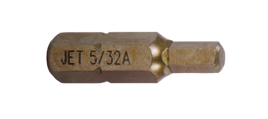 4mm Hex x 1" A2 Insert Bit (2 Pc.) 729373