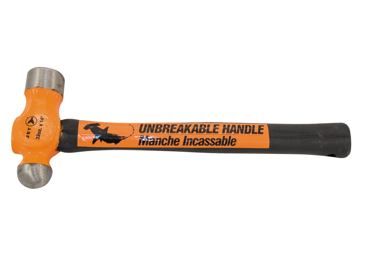 32 oz. x 14" Indestructible Handle Ball Pein Hammer 740175