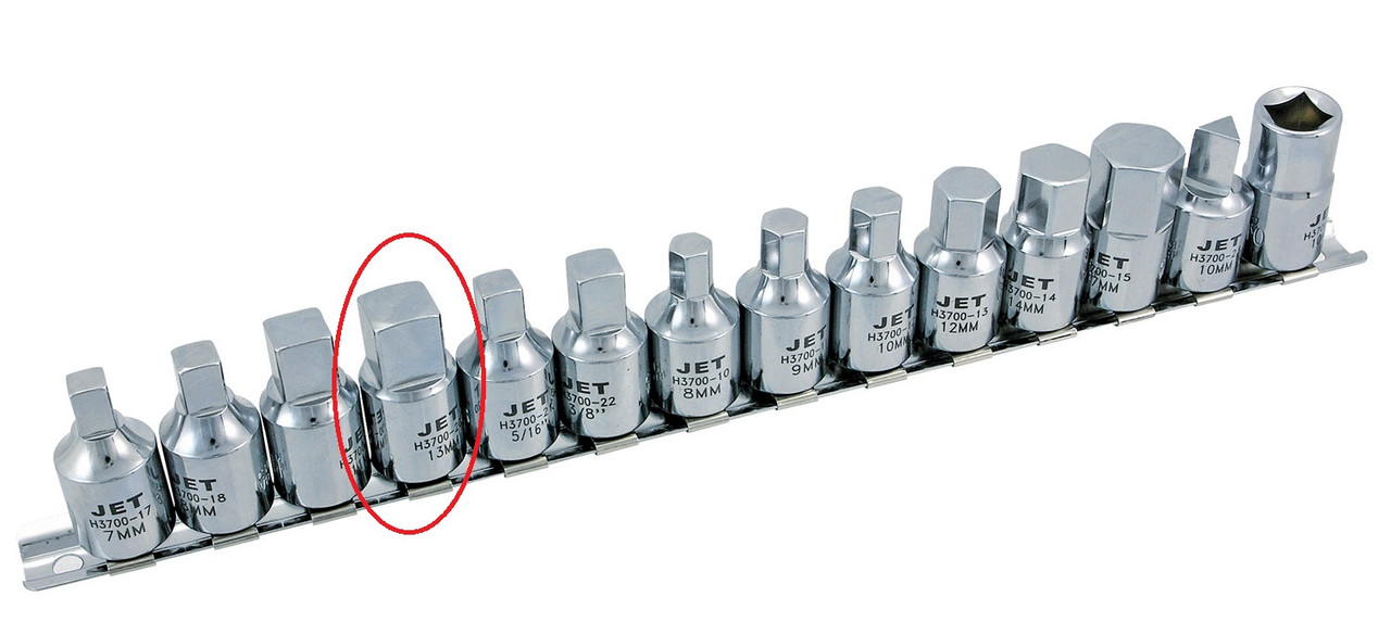3/8" Drive x 13mm Square Oil Drain Plug Socket  H3700-20