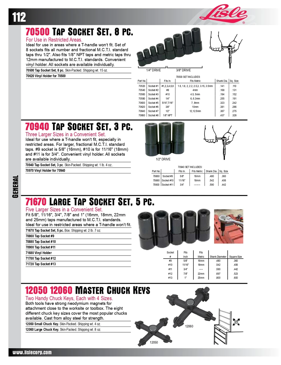Small Magnetic Master Chuck Key   12050