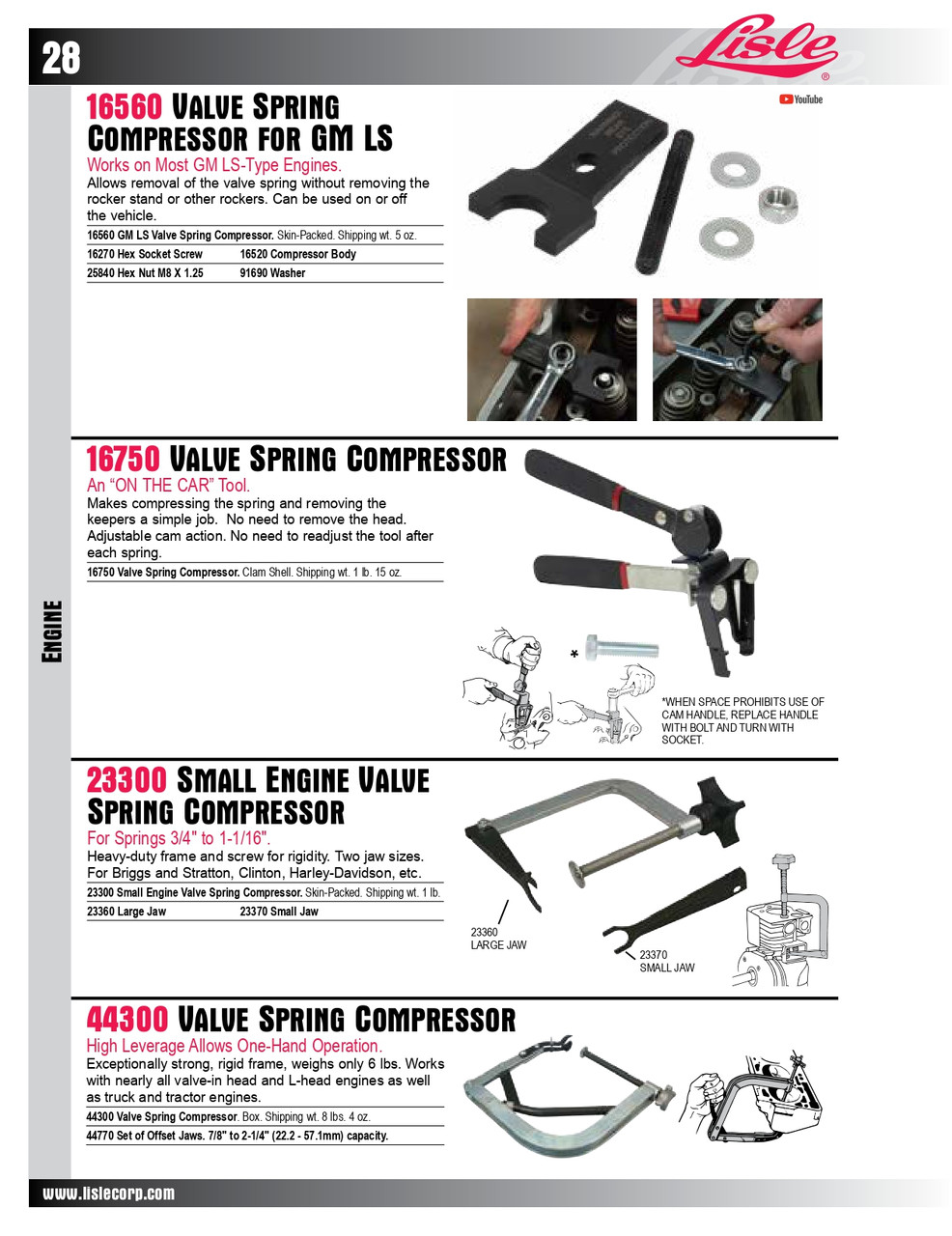 GM LS Valve Spring Compressor Tool   16560