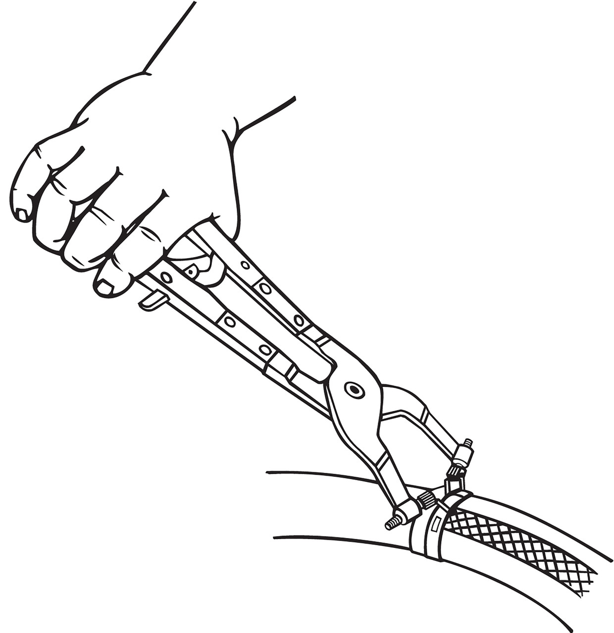 Flat Band Hose Clamp Pliers   17100