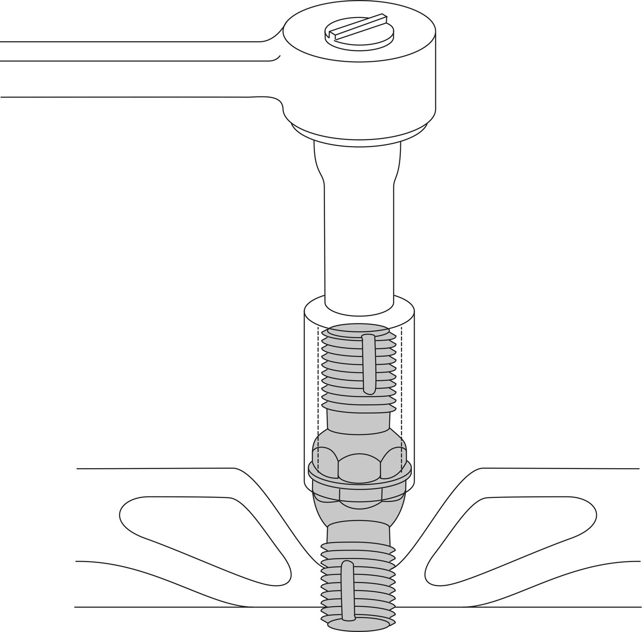 14mm/18mm Spark Plug & Oxygen Sensor Thread Chaser   20200