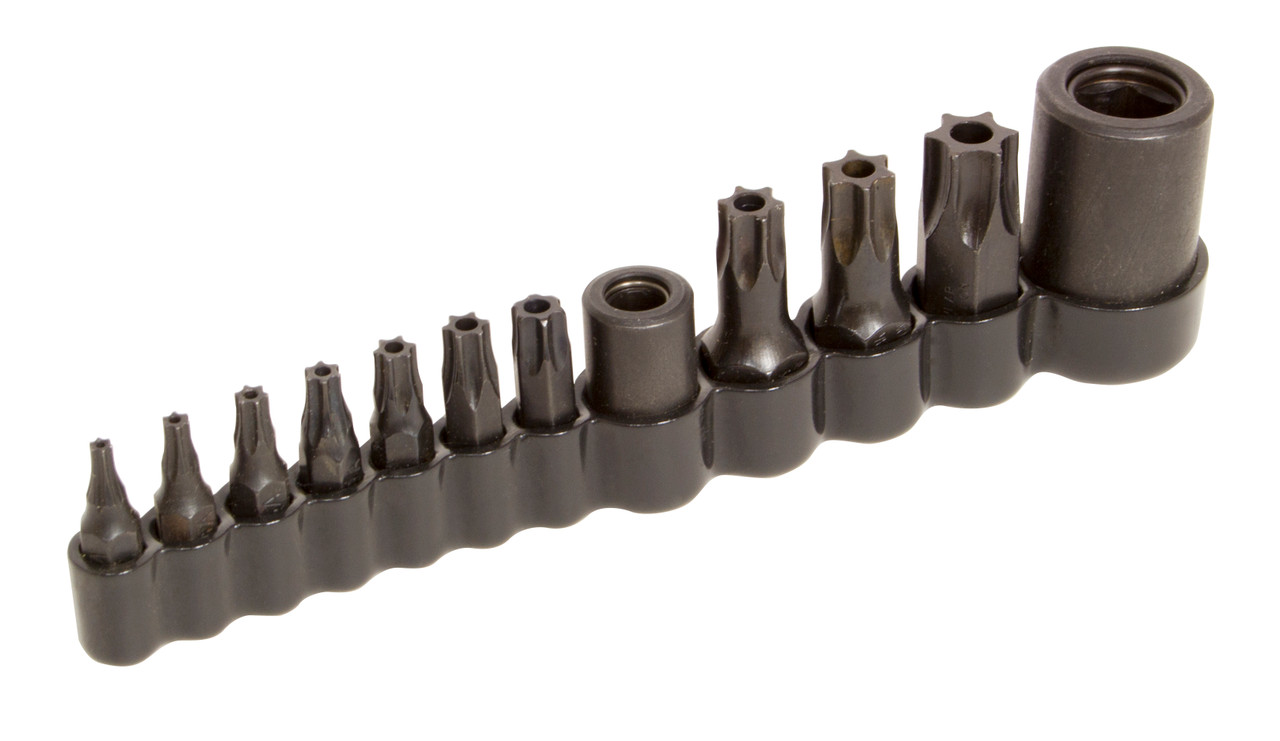 12 Pc. Master Tamper Resistant Torx Bit Set   26530