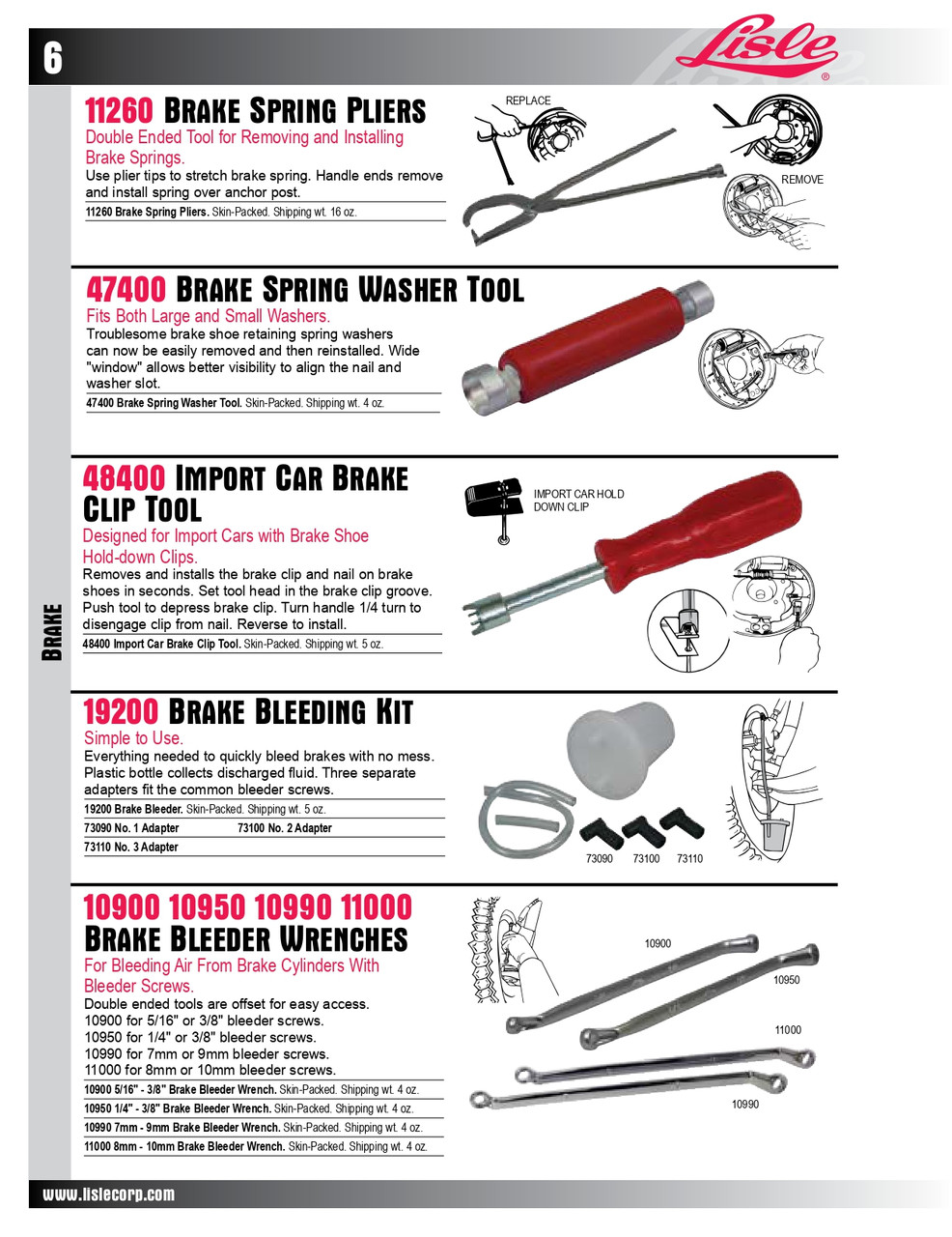 Import Car Brake Clip Tool   48400