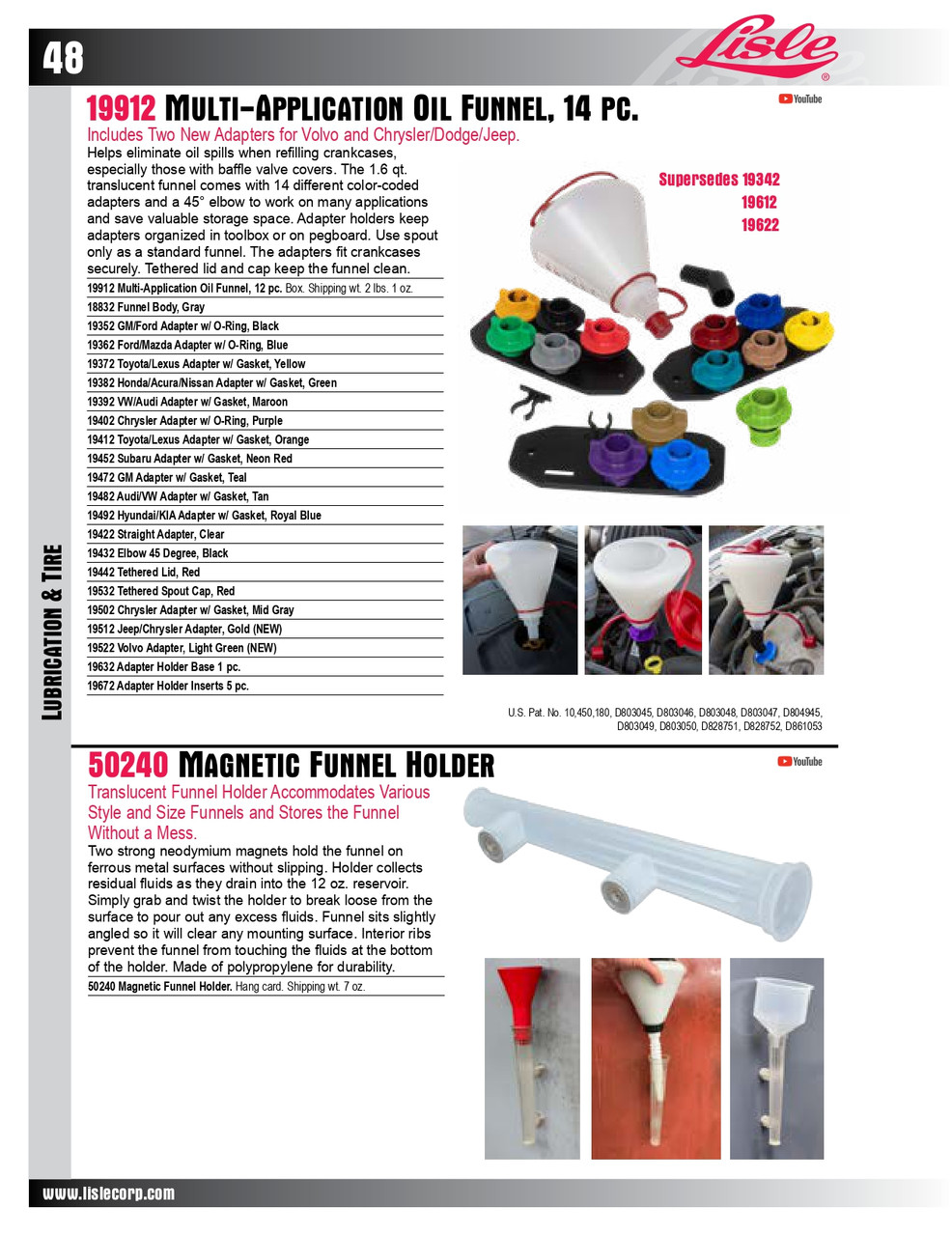 Magnetic Funnel Holder   50240